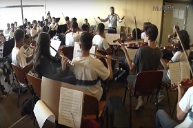Ensaio da Orquestra Sinfônica Juvenil Carioca
