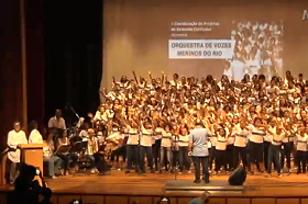 Orquestra de vozes meninos do Rio 2019